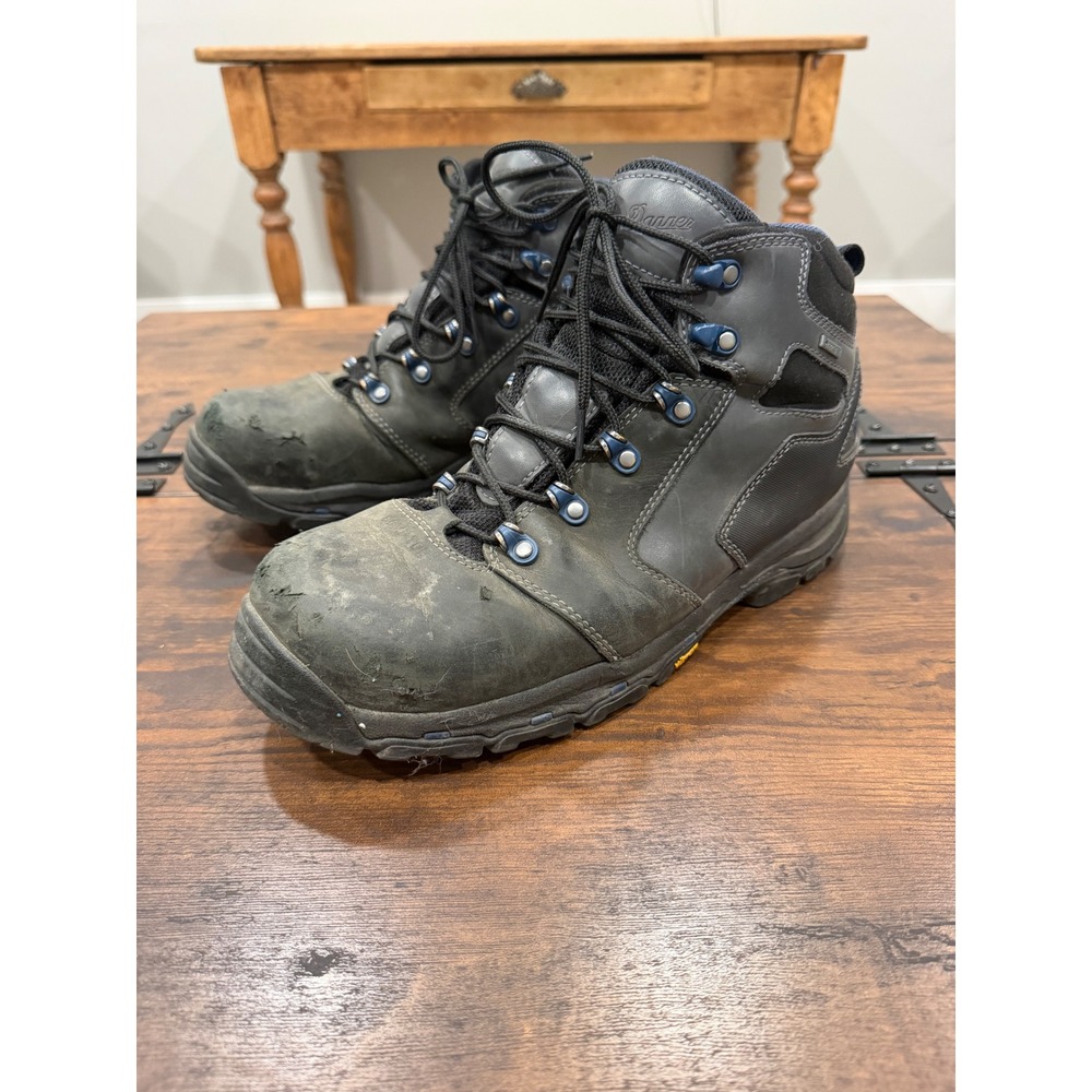 Danner Vicious 4.5" Work Boots Mens 11.5 Black Blue NMT Safety Toe Gorpcore